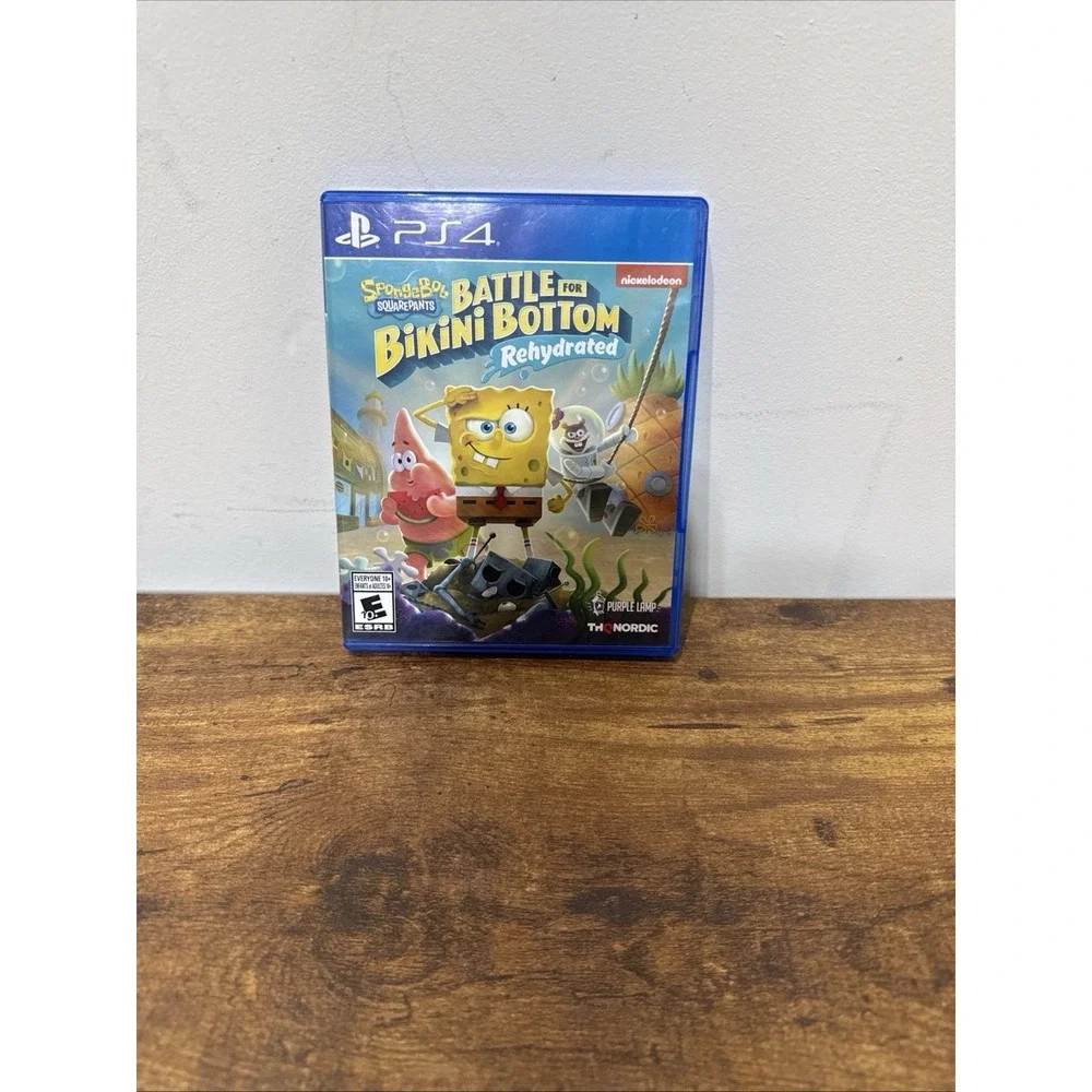 Spongebob Squarepants: Battle for Bikini Bottom Rehydrated - PS4 No Manual